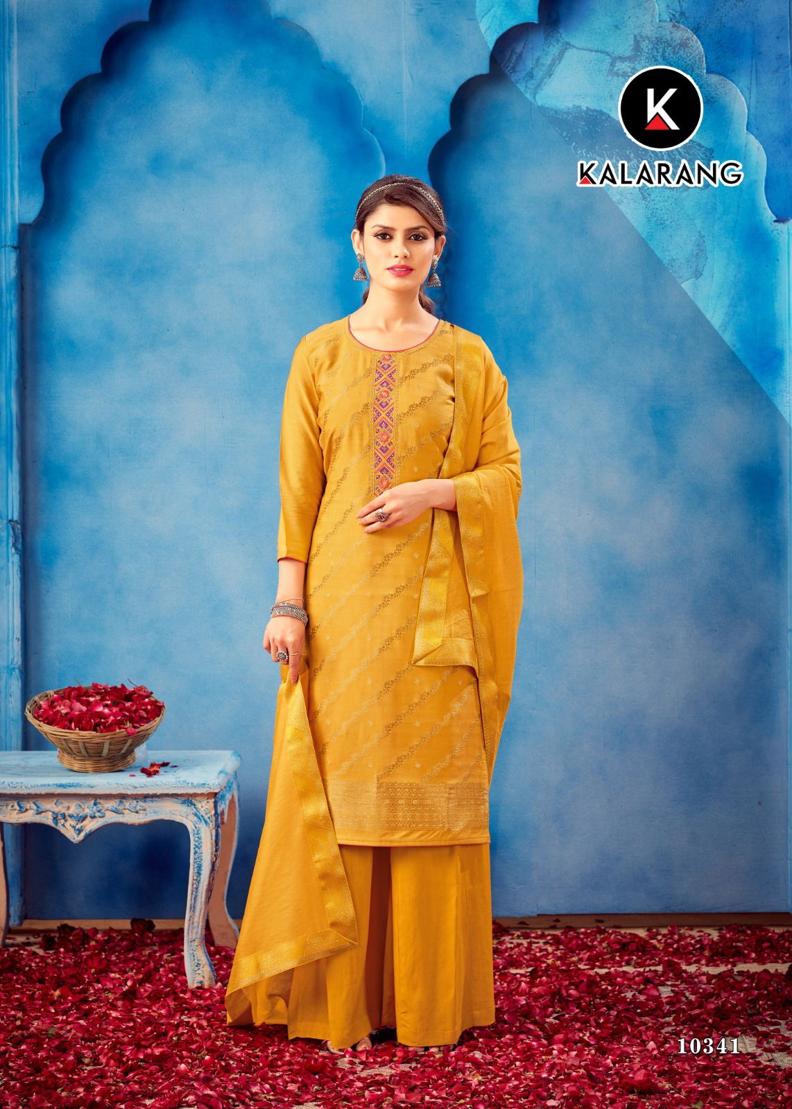 Kalarang Amoha 10341-10344 Wholesale Dress Material Catalog